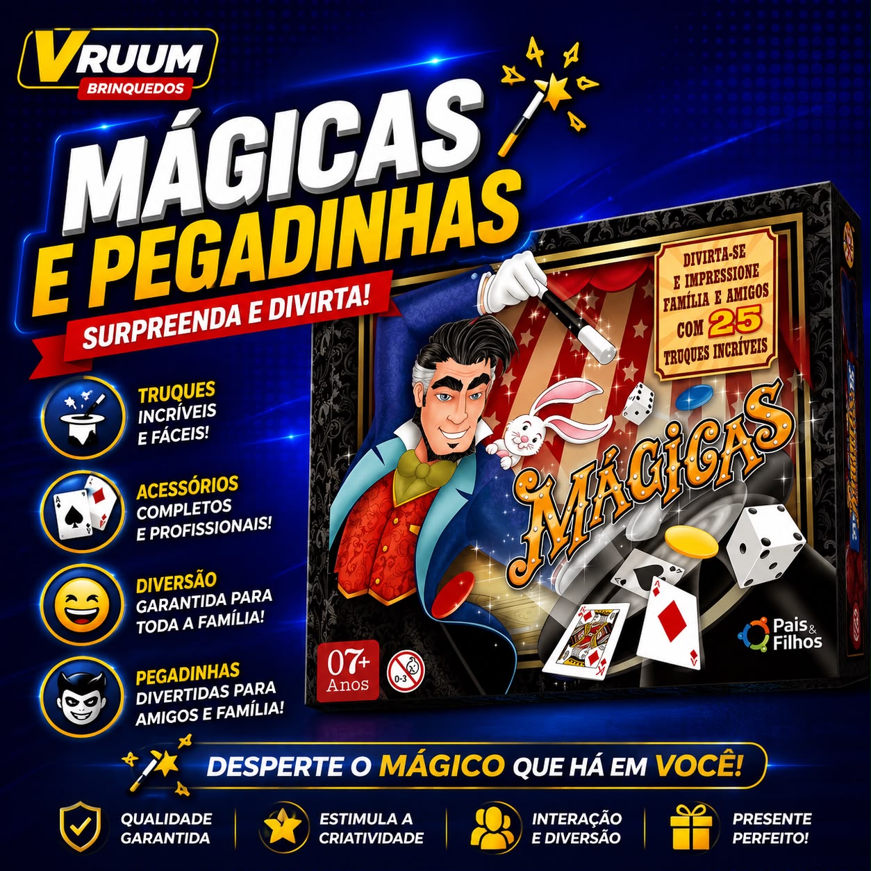 Mágicas e Pegadinhas