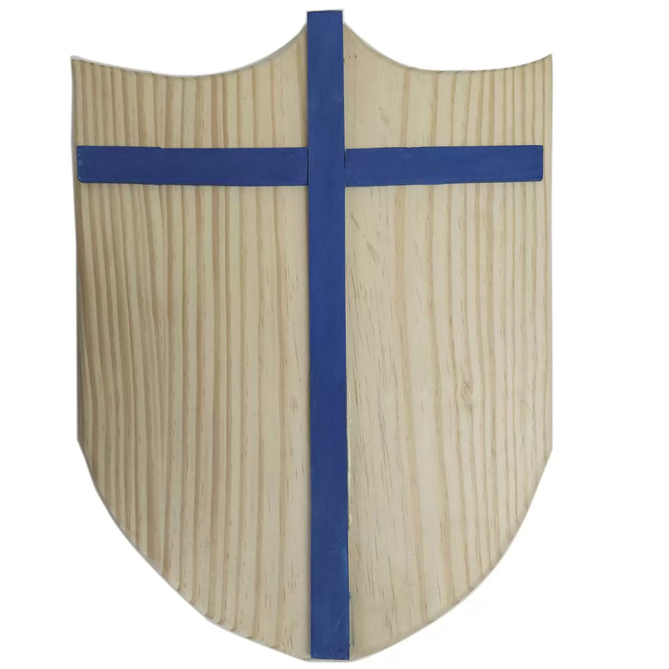 KIT ESPADA E ESCUDO DE MADEIRA MEDIEVAL BRINQUEDO WALDORF