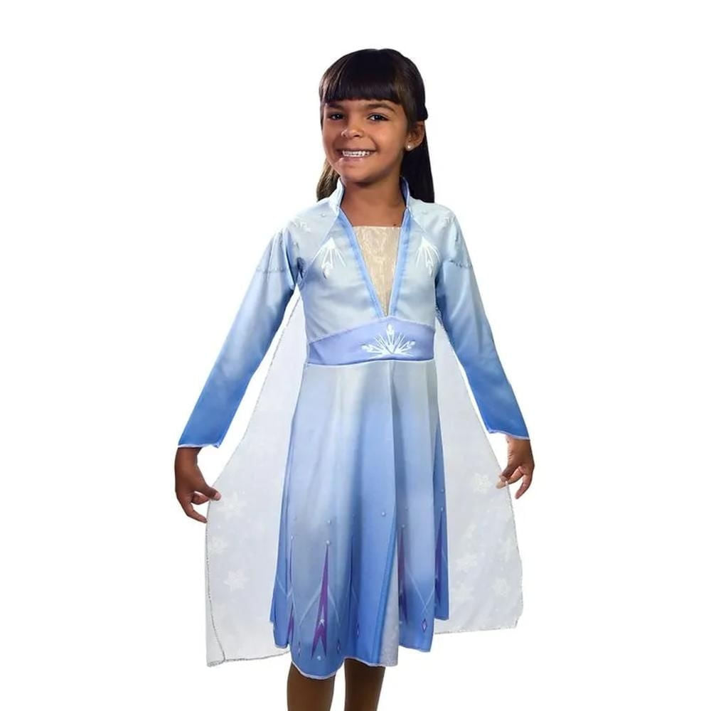 Fantasia Elsa Frozen 2 Clássica P Novabrink - 6974