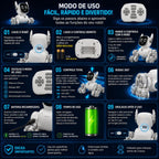 Robô Cão Interativo com Controle Remoto (ROSA)