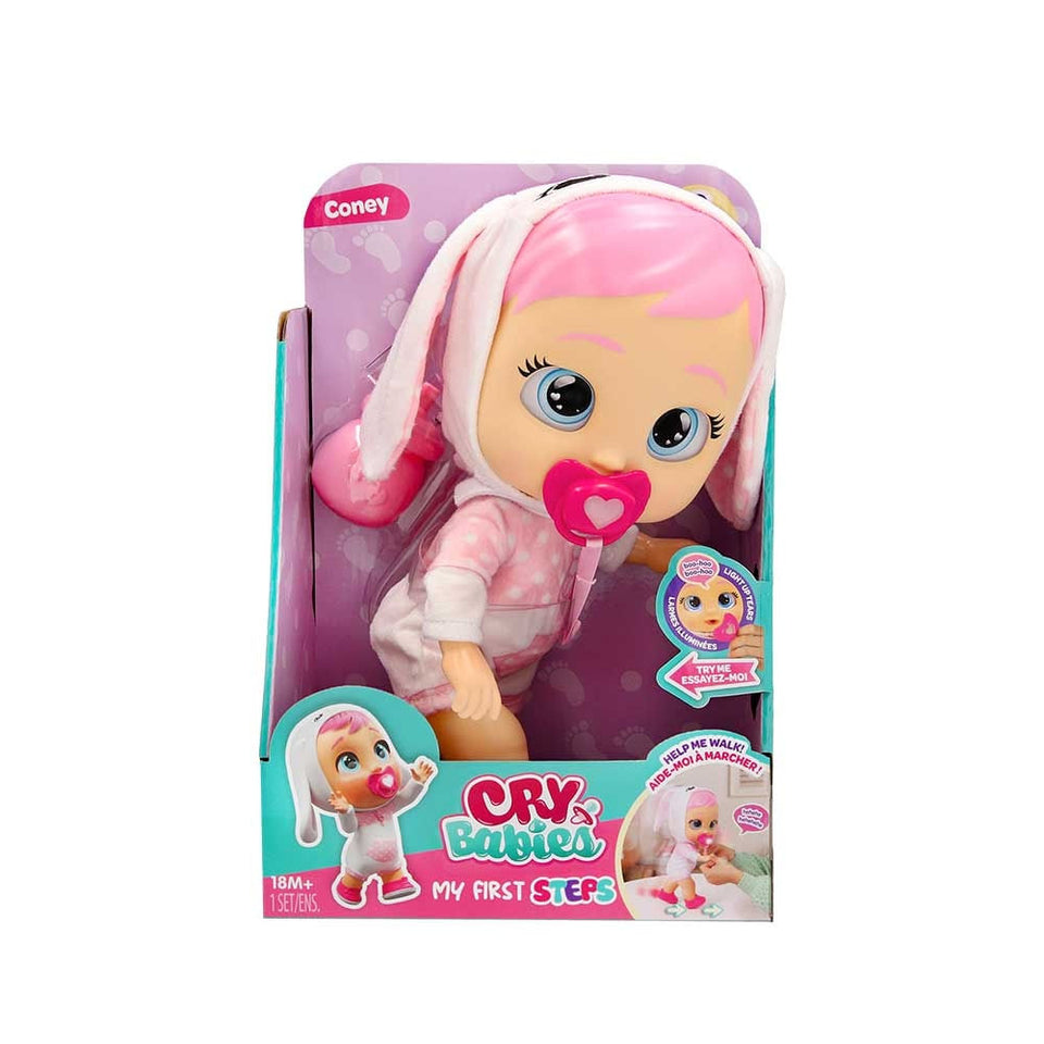 Boneca Cry Babies Meus Primeiros Passos Coney Multikids - BR2728