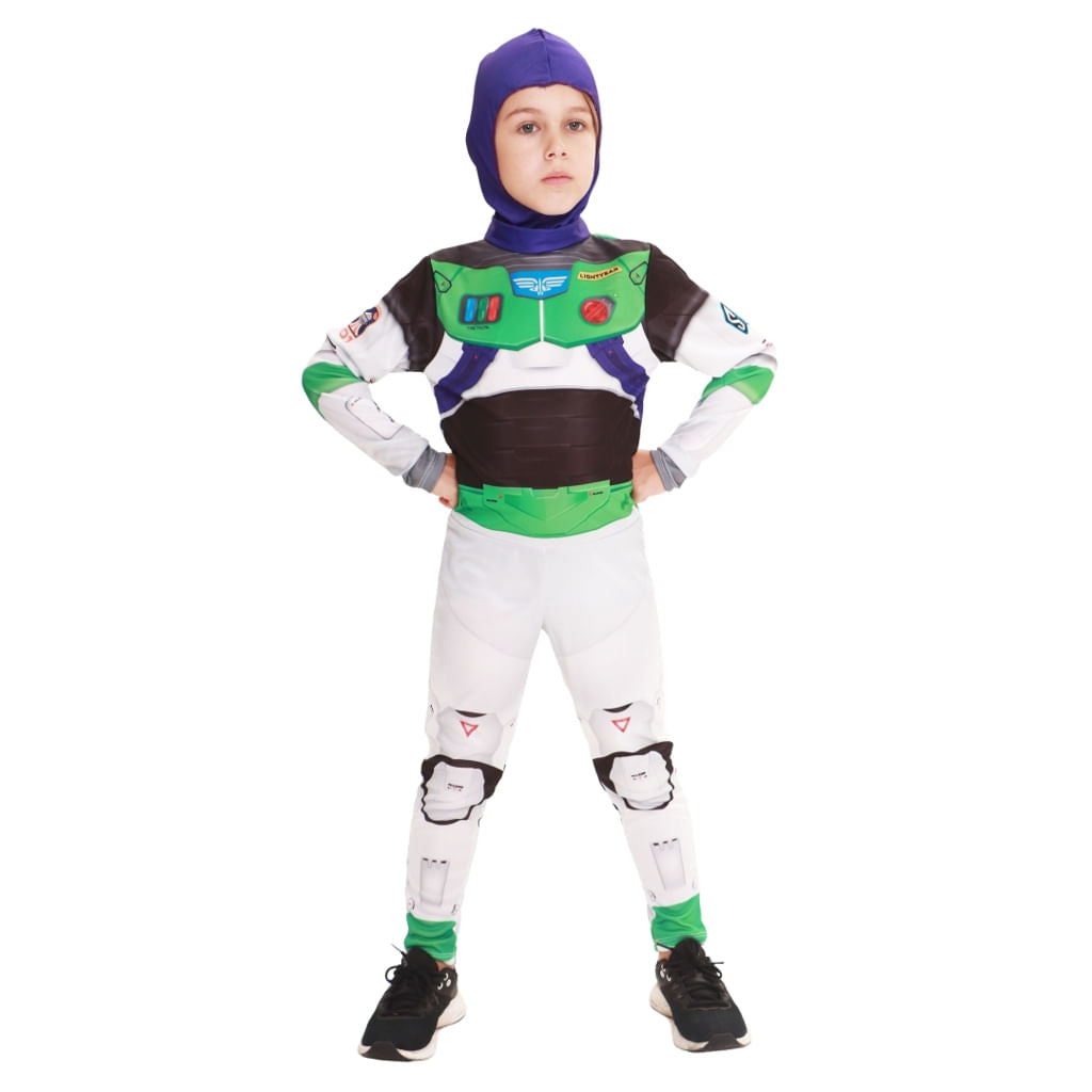 Fantasia - Disney - Pixar - Toy Story - Buzz Lightyear - Clássica - Tamanho G - Novabrink
