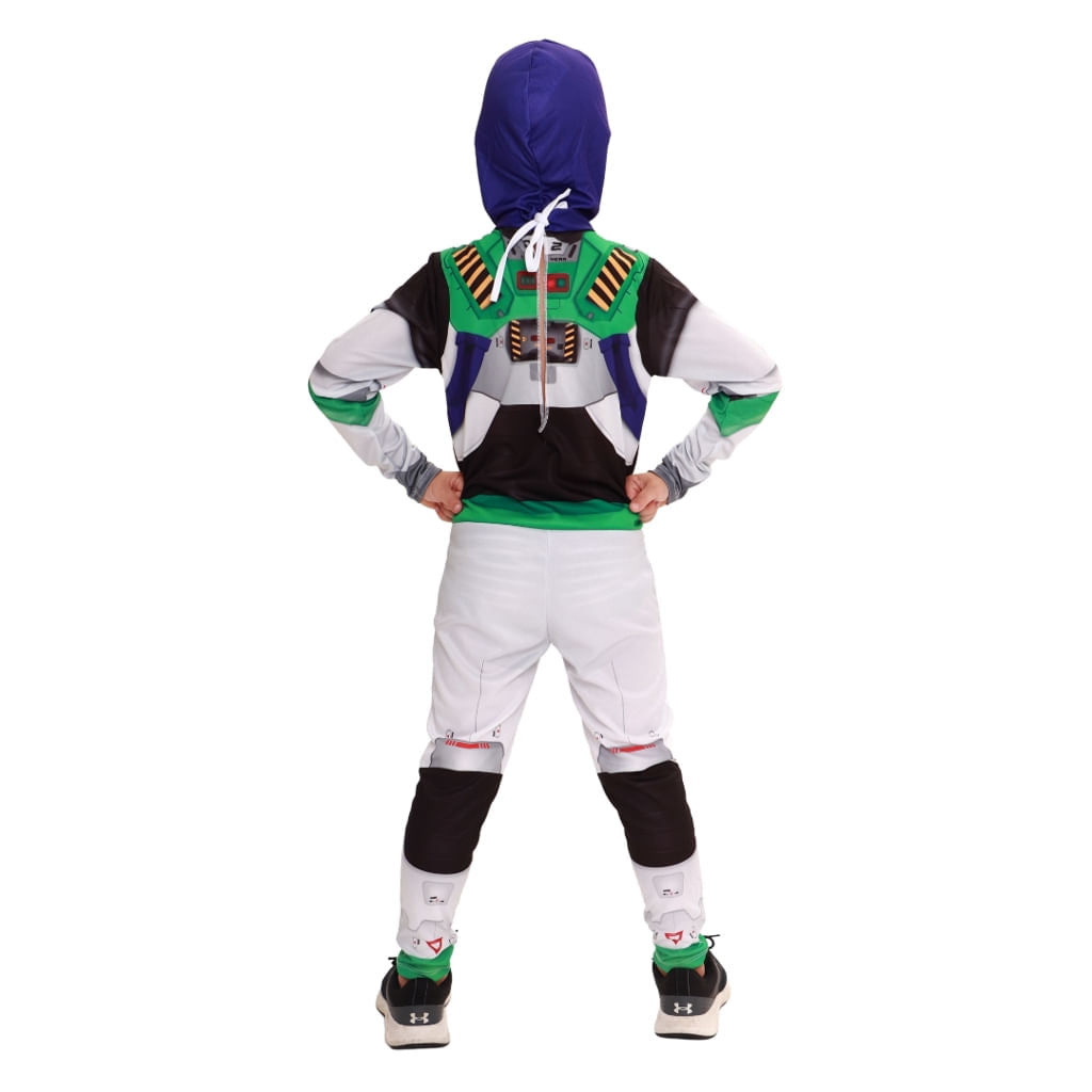 Fantasia - Disney - Pixar - Toy Story - Buzz Lightyear - Clássica - Tamanho G - Novabrink