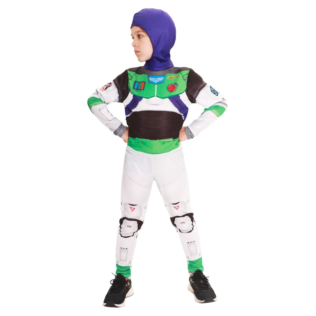 Fantasia - Disney - Pixar - Toy Story - Buzz Lightyear - Clássica - Tamanho G - Novabrink