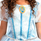 Fantasia Clássica - Princesas Disney - Cinderela - Tamanho G - Azul - Novabrink
