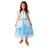 Fantasia Clássica - Princesas Disney - Cinderela - Tamanho M - Azul - Novabrink
