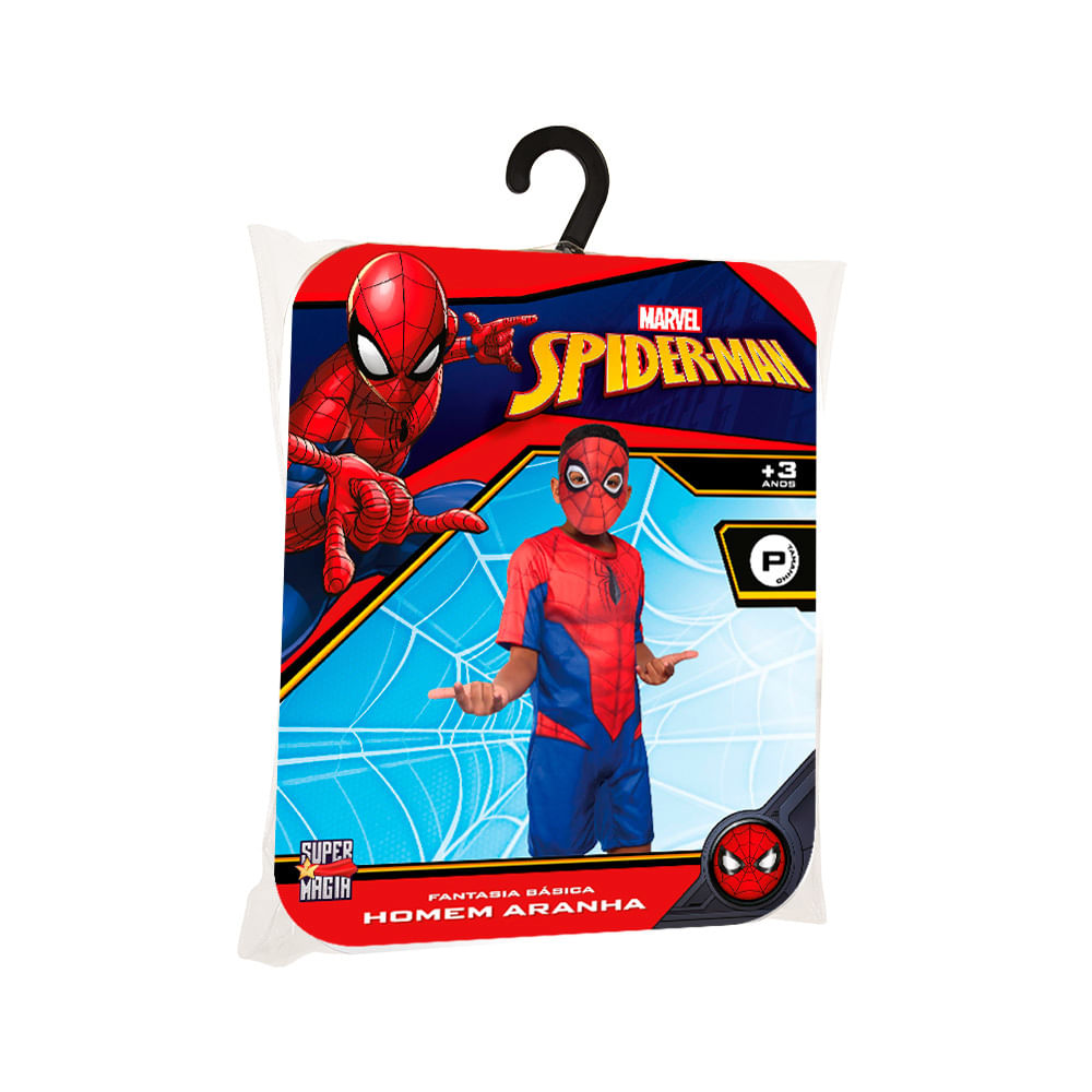 Fantasia Infantil - Homem Aranha - Tam G - Novabrink