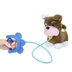 Pelúcia Walking Petz Buldogue c/ Som e Movimento Multikids