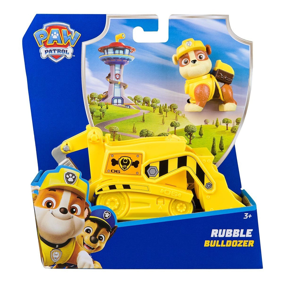 Patrulha Canina - Carrinho Com Boneco do Rubble (Novo)